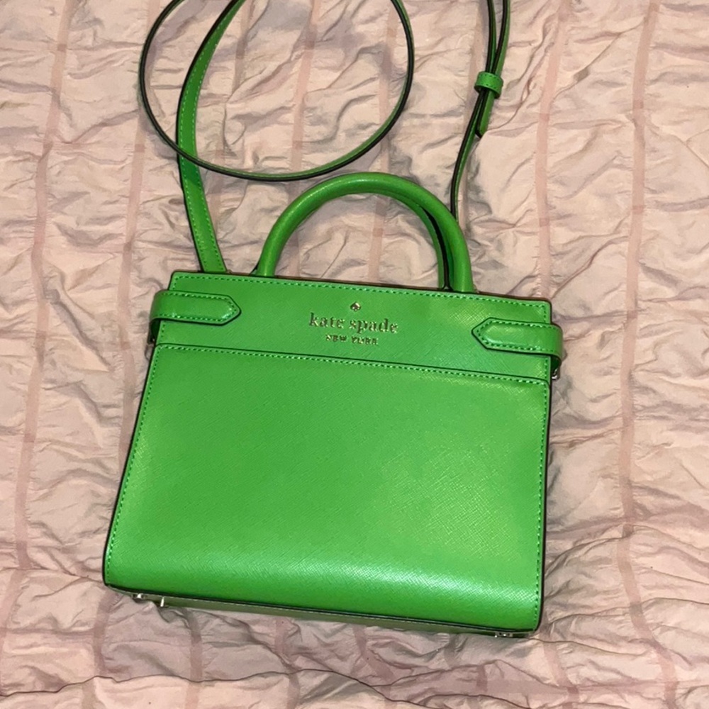 Green Staci medium Kate Spade purse